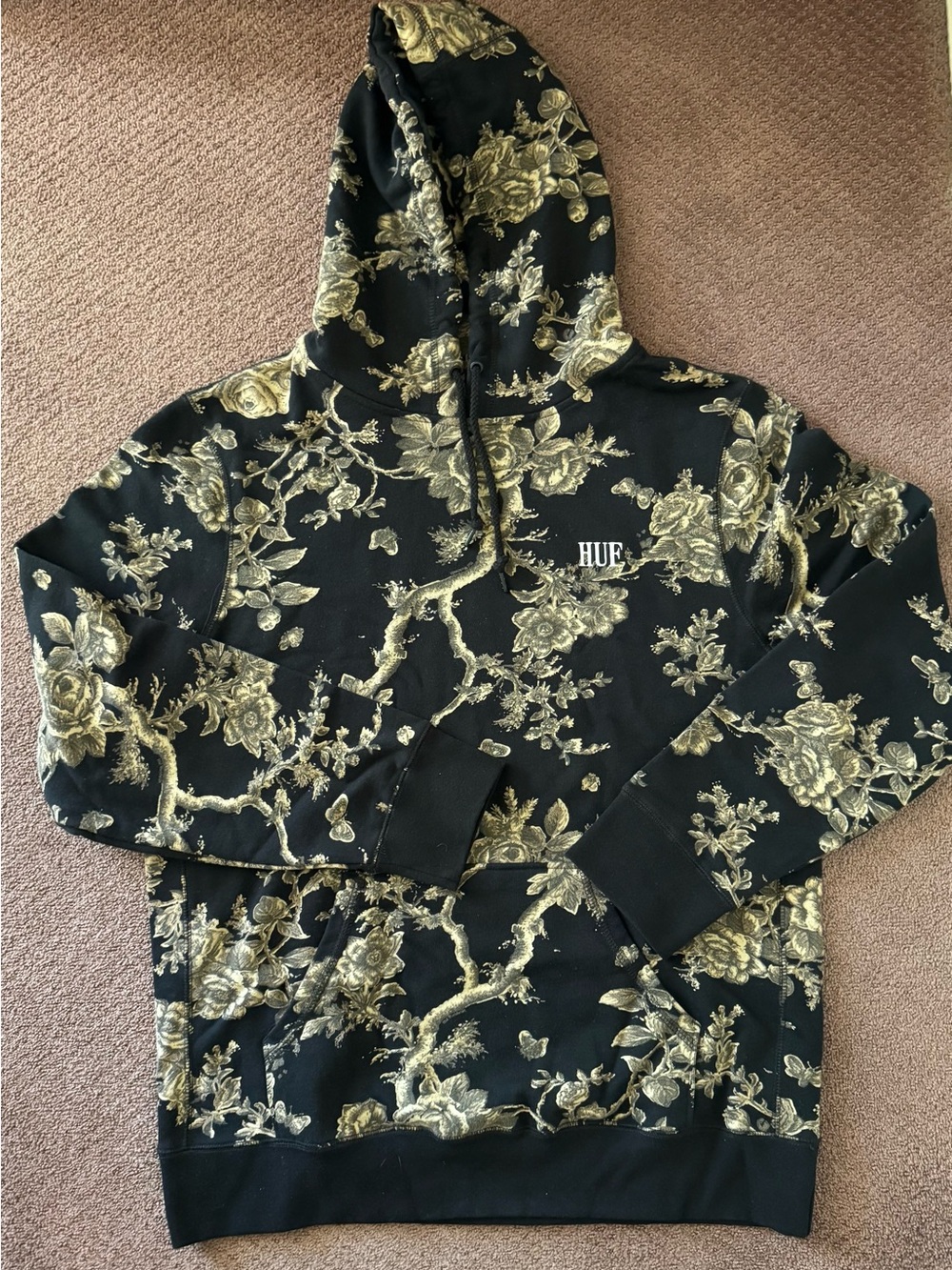 HUF Floral Print Hoodie